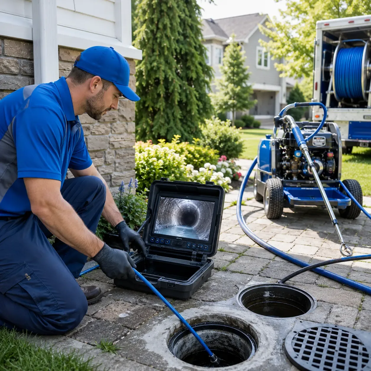 Outdoor drain cleaning professionals serving Trophy Club, TX